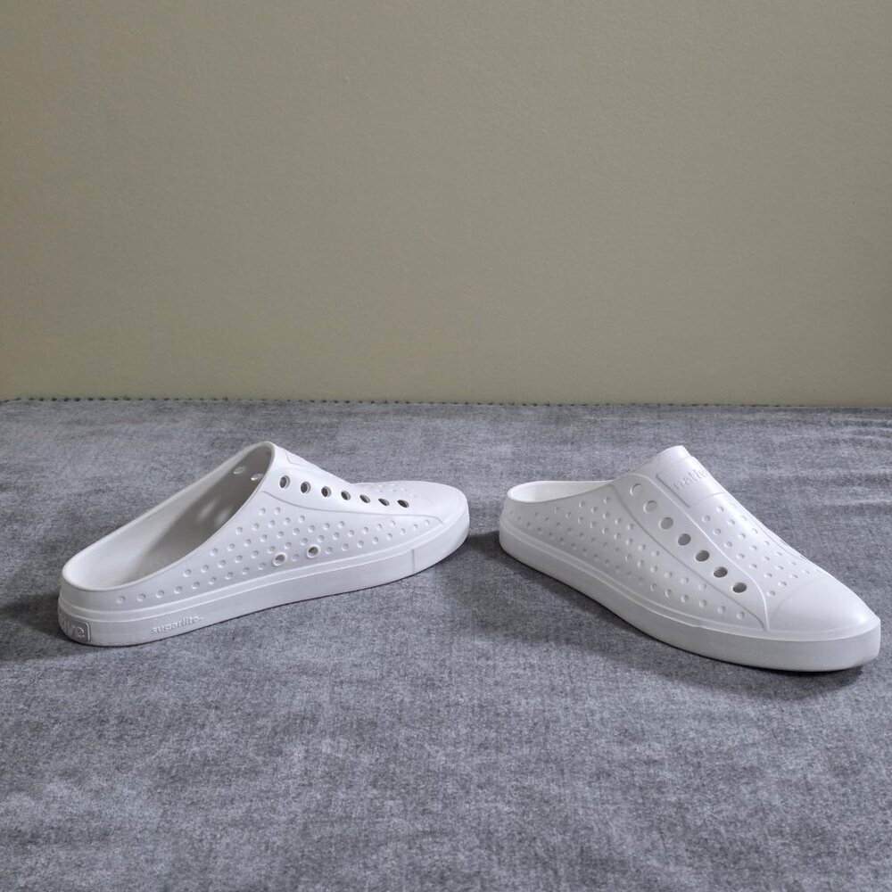 Native Jefferson Sugarlite Clogs Slip On Shoes Mens US 8 Women US 10 White Beach - Picture 7 of 16